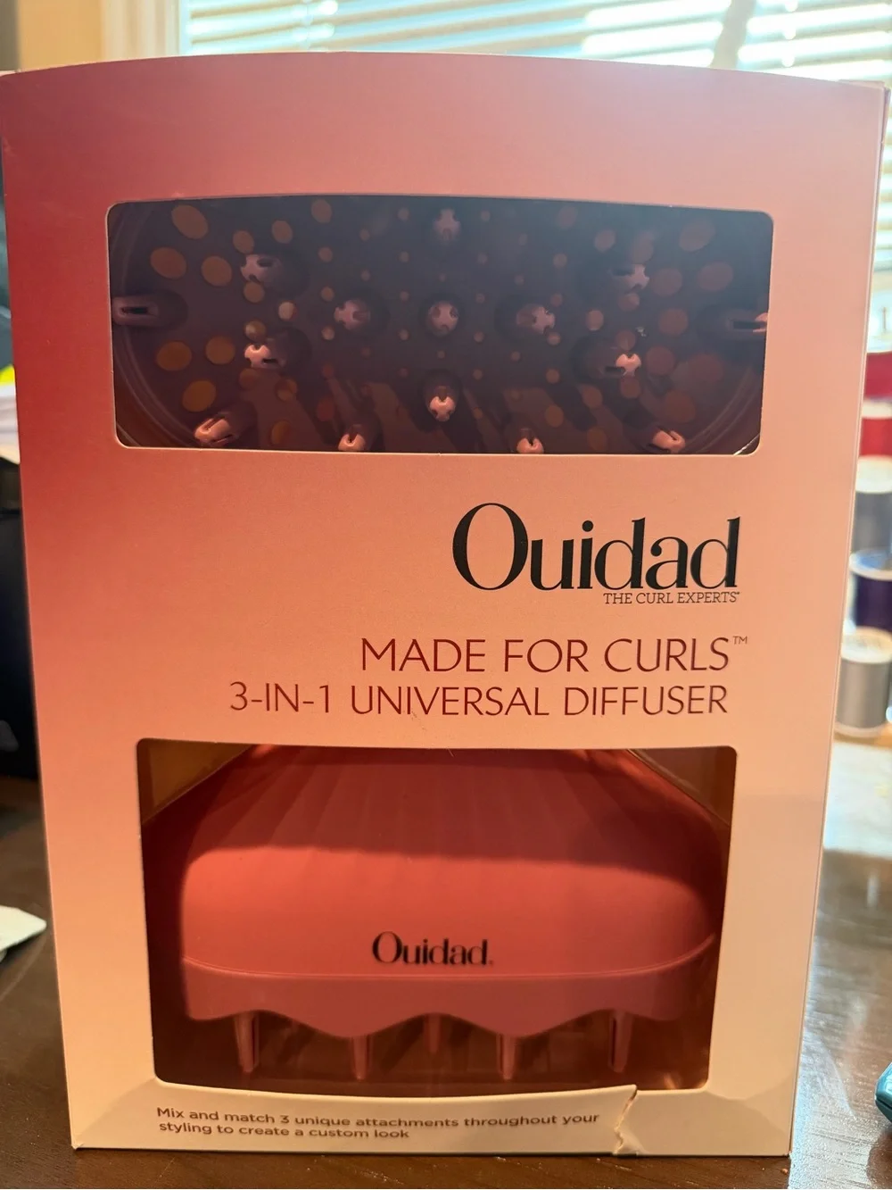 Ouidad Made for Curls 3-in-1 Universal Diffuser - Coral Pink